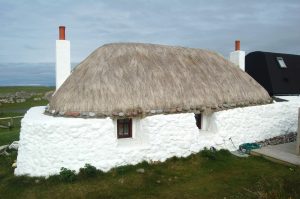 A thatch cottage in the Hebrides