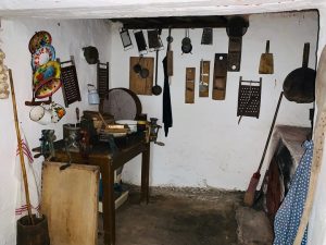 The black kitchen at Listov Museum