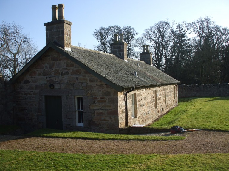 A long stone cottage bungalow