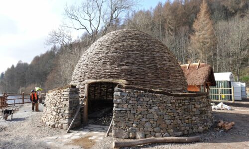 Discover four key traditional building skills at the Scottish Crannog Centre’s Iron Age Village